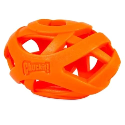 Chuckit! Air Fetch Football Dog Toy, Orange | Breathable, Buoyant & Suitable for All Breeds thumbnail 5