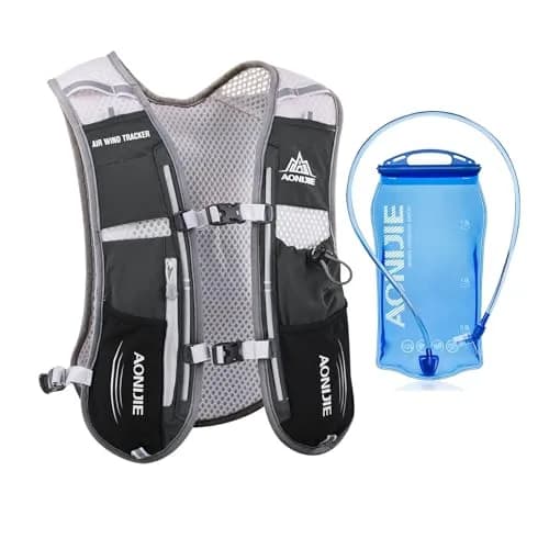 AONIJIE Hydration Vest Pack 5L (156 g / 5.5 oz) | Lightweight Running Backpack with 9 Pockets & 1.5L Bladder Compatibility thumbnail 1