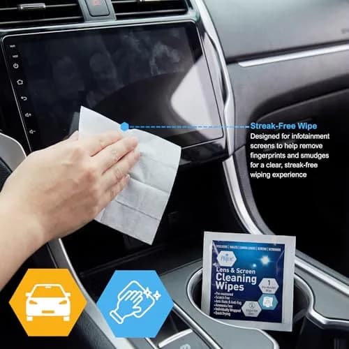 MED PRIDE Lens and Screen Cleaning Wipes 100 Count | Anti-Fog, Scratch-Free, Anti-Static for Eyeglasses & Devices thumbnail 4