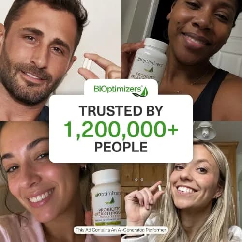 BIOptimizers Probiotic Breakthrough Gut & Digestive Support, 60 Capsules | Supports Gut, Immunity & Brain Balance thumbnail 7