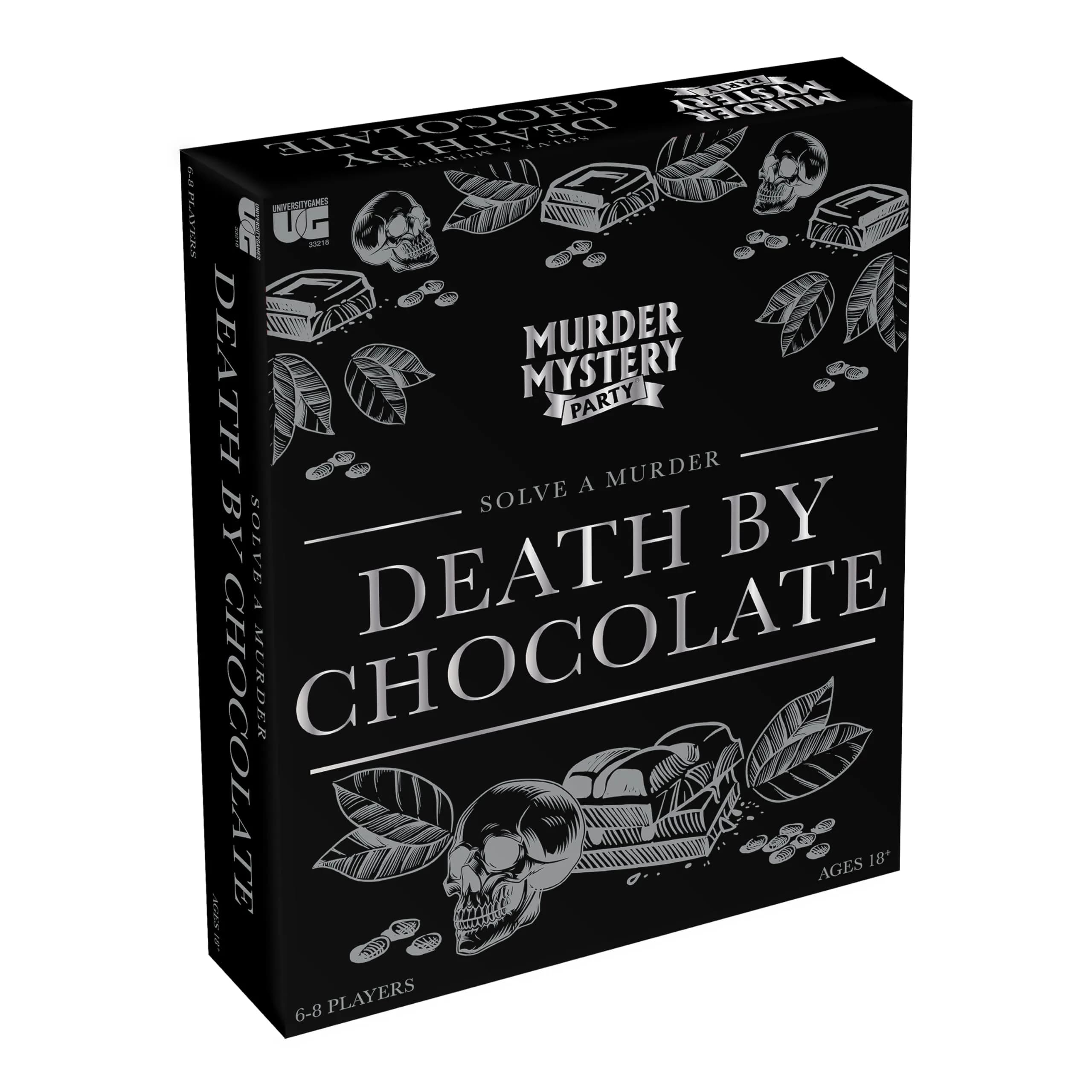 Murder Mystery Party Death by Chocolate Game, 6-8 Players, Ages 18+ | Interactive Dinner Party Game - main product image