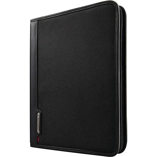 Samsonite Xenon Business 3 Ring Portfolio, Black, 33cm x 25.4cm x 5.1cm (13.5" x 10" x 2") | Professional Organizer for Meetings thumbnail 1