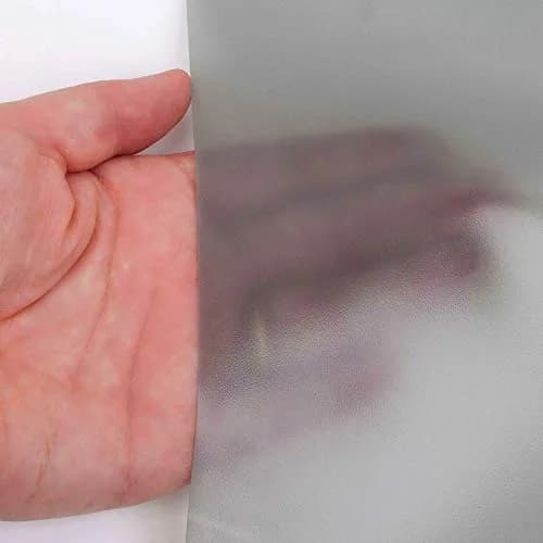 SW Dark Grey Rear Projection Screen Film 29.7cm x 21.1cm (11.7" x 8.3") | Self-Adhesive Holographic Display Fabric thumbnail 1