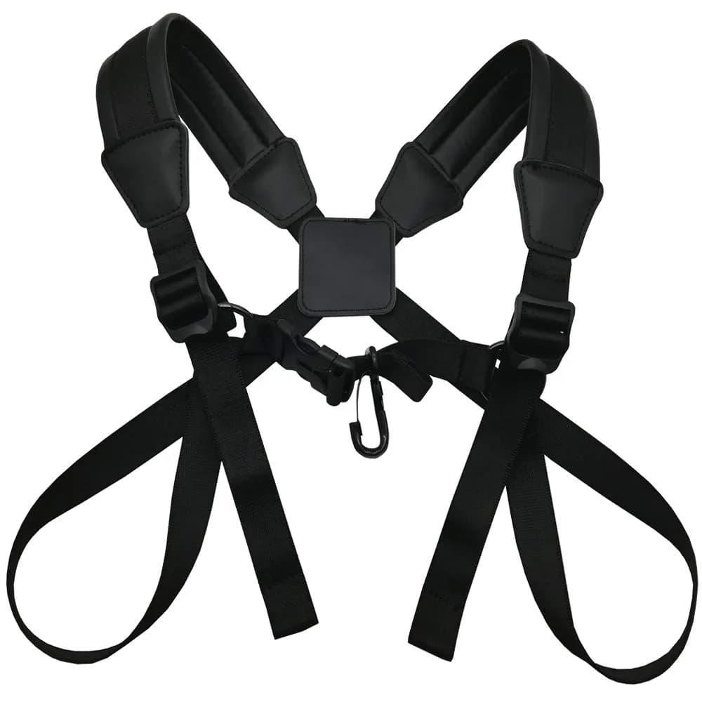 Xavnia Professional Saxophone Shoulder Harness Strap with Leather Padding for Alto, Tenor, Baritone, Soprano Sax (Size L, Black) - main product image