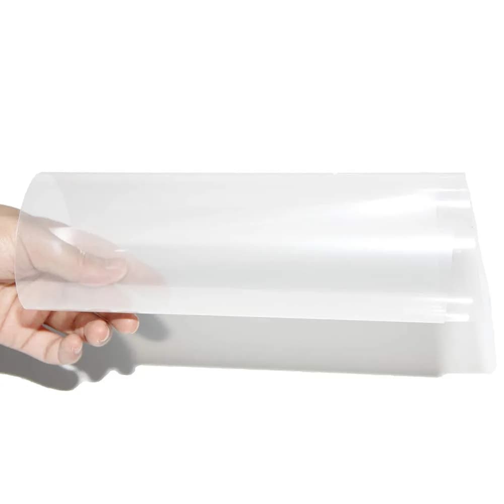 SW Clear Holographic Rear Projection Film 21cm x 29.7cm (8.3"x11.7") | Adhesive for Home Cinema & Office Presentations - main product image