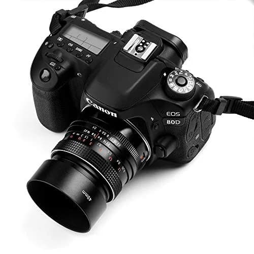 X-SweetDream 40.5mm Metal Lens Hood & Cap | Prevent Lens Flare & Dust thumbnail 5