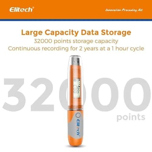 Elitech RC-51 Waterproof USB Temperature Data Logger 32000 Points | High Accuracy Cold Chain Monitor thumbnail 3