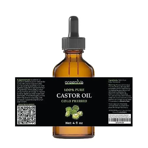 GreenIVe 100% Pure Cold-Pressed Castor Oil 120ml (4 Fl Oz) | For Hair Growth, Eyelashes, Eyebrows, Skin Moisturizer thumbnail 4