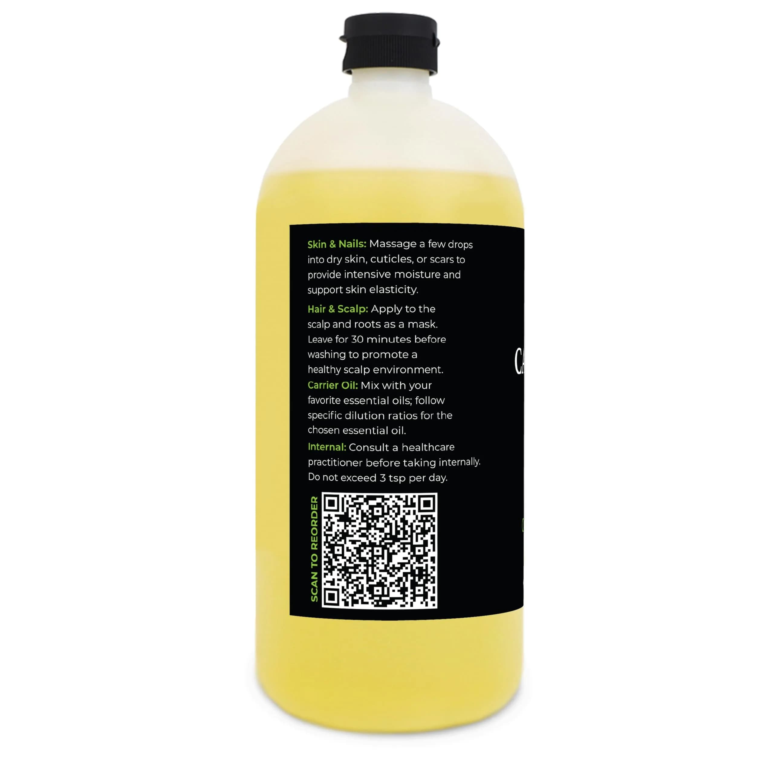GreenIVe 100% Pure Castor Oil, 32 Fl oz thumbnail 3
