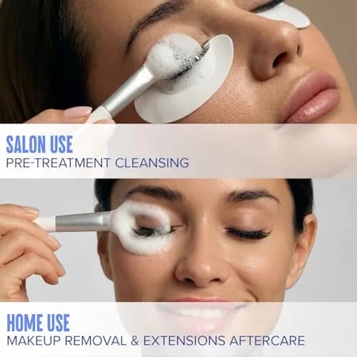 STACY LASH Eyelash Extension Shampoo & Brush 200ml (6.76 fl oz) | Gentle Foam Cleanser for Natural Lashes & Extensions thumbnail 3