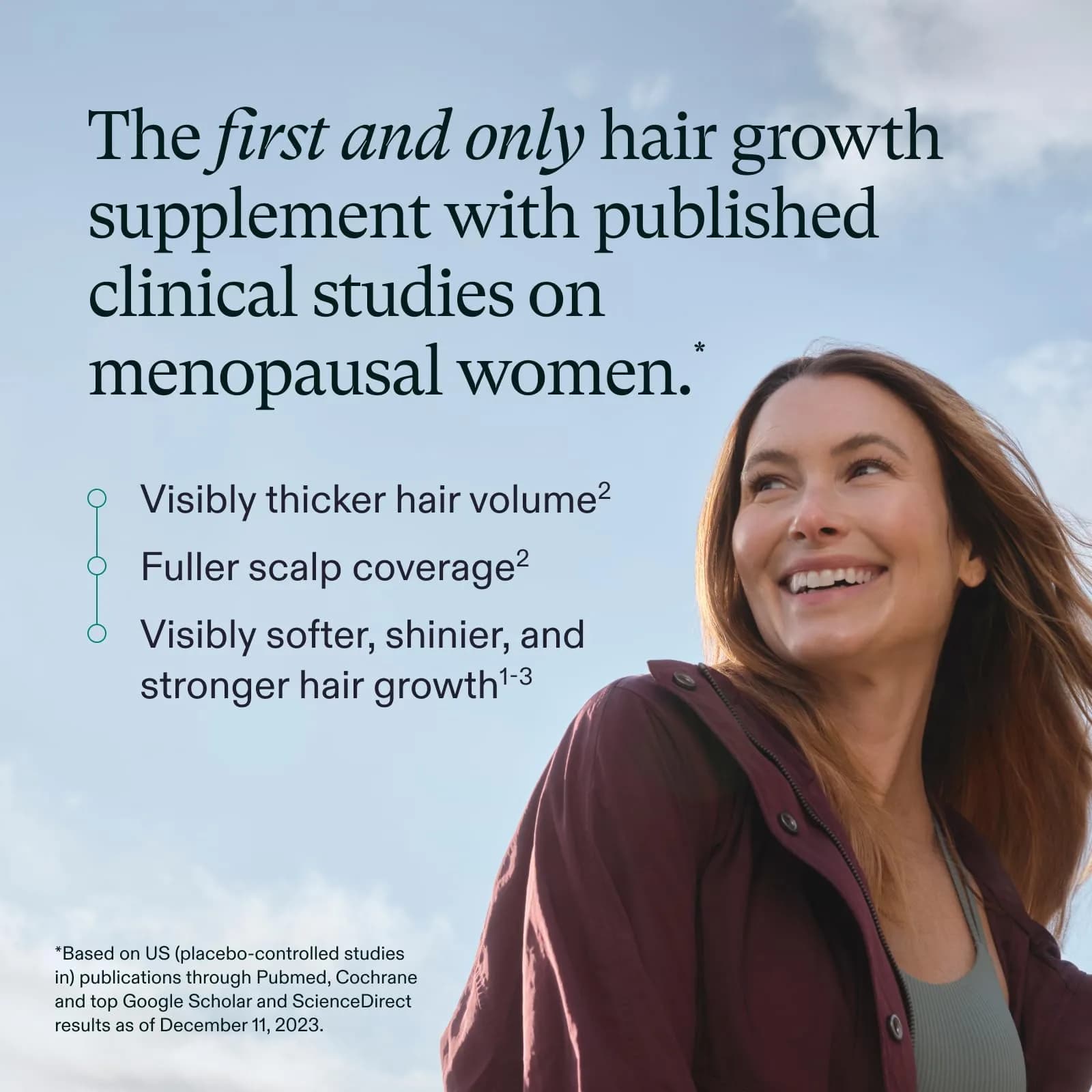 Nutrafol Women's Balance Hair Growth Supplements for Ages 45+, Clinically Tested for Thicker Hair & Scalp Coverage, 1 Month Supply thumbnail 3