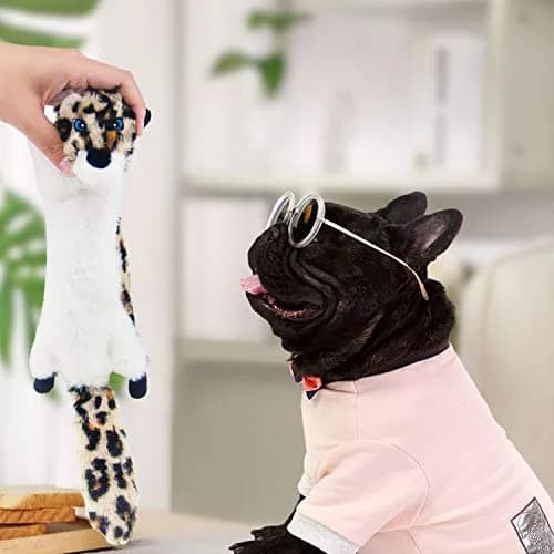 SHARLOVY Dog Squeaky Toy No Stuffing 6 Pack | Crinkle Plush Animal Toys for Puppies thumbnail 6