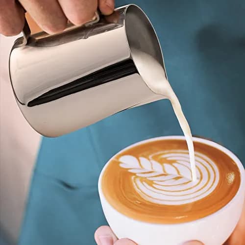 Zulay Kitchen Milk Frother Set – Handheld Coffee Frother with Stand, 350ml, 13,000 RPM, Stainless Steel, Barista Kit thumbnail 4