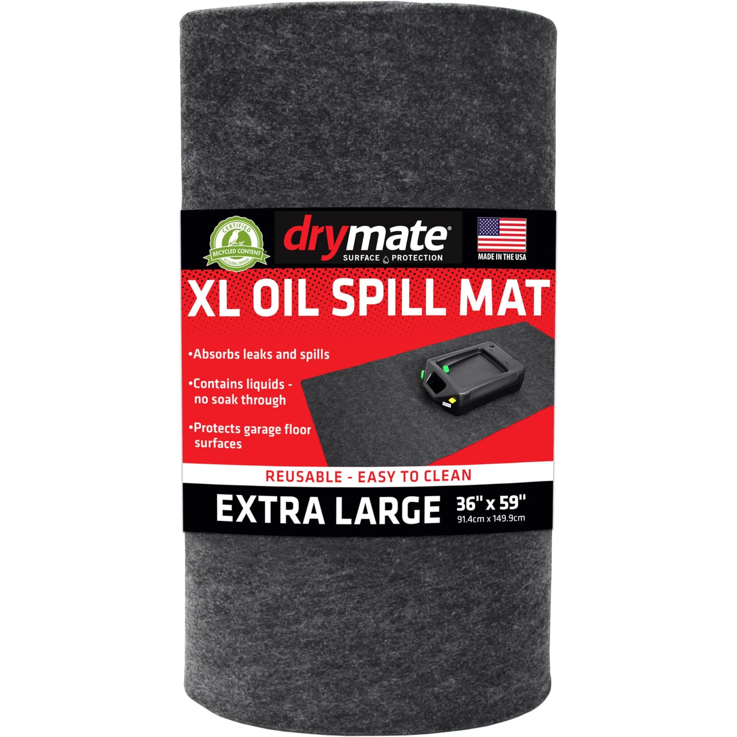Drymate XL Oil Spill Mat 91cm x 150cm (36" x 59") | Premium Absorbent Garage Floor Protection - main product image
