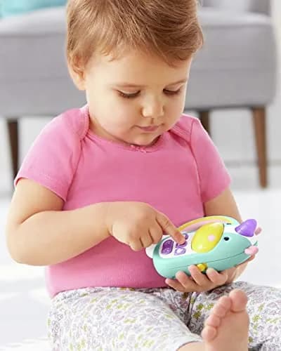 Skip Hop Baby Phone Toy: Zoo Unicorn Cell Phone 10.6cm (4.19in) | Musical Toy for Babies thumbnail 4