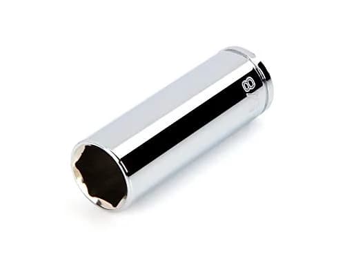 TEKTON 3/8 Inch Drive x 5/8 Inch 6-Point Socket | Chrome Plated Steel, Deep, Durable thumbnail 1