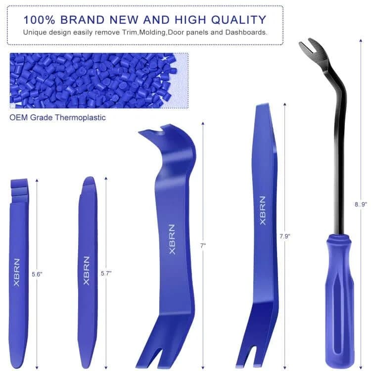 Niathi Auto Trim Removal Tool Kit 13 Pcs Blue | Car Panel & Door Window Tools thumbnail 3
