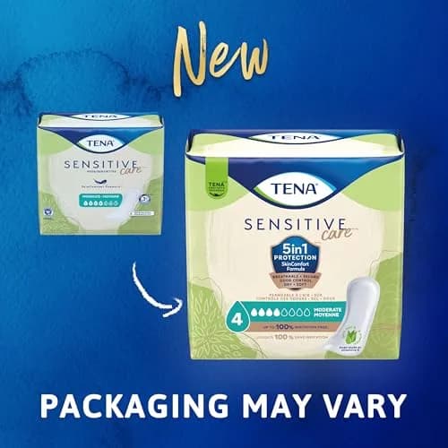 TENA Sensitive Skin Bladder Control Pads, Moderate Long 180 ct | Dermatologist Approved for Sensitive Skin thumbnail 2