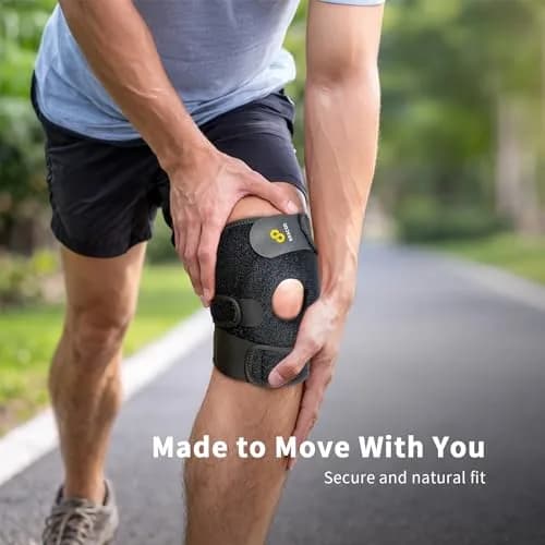 Bracoo Adjustable Knee Support Brace with Patellar Pad & Straps | 100g (3.5oz) thumbnail 5