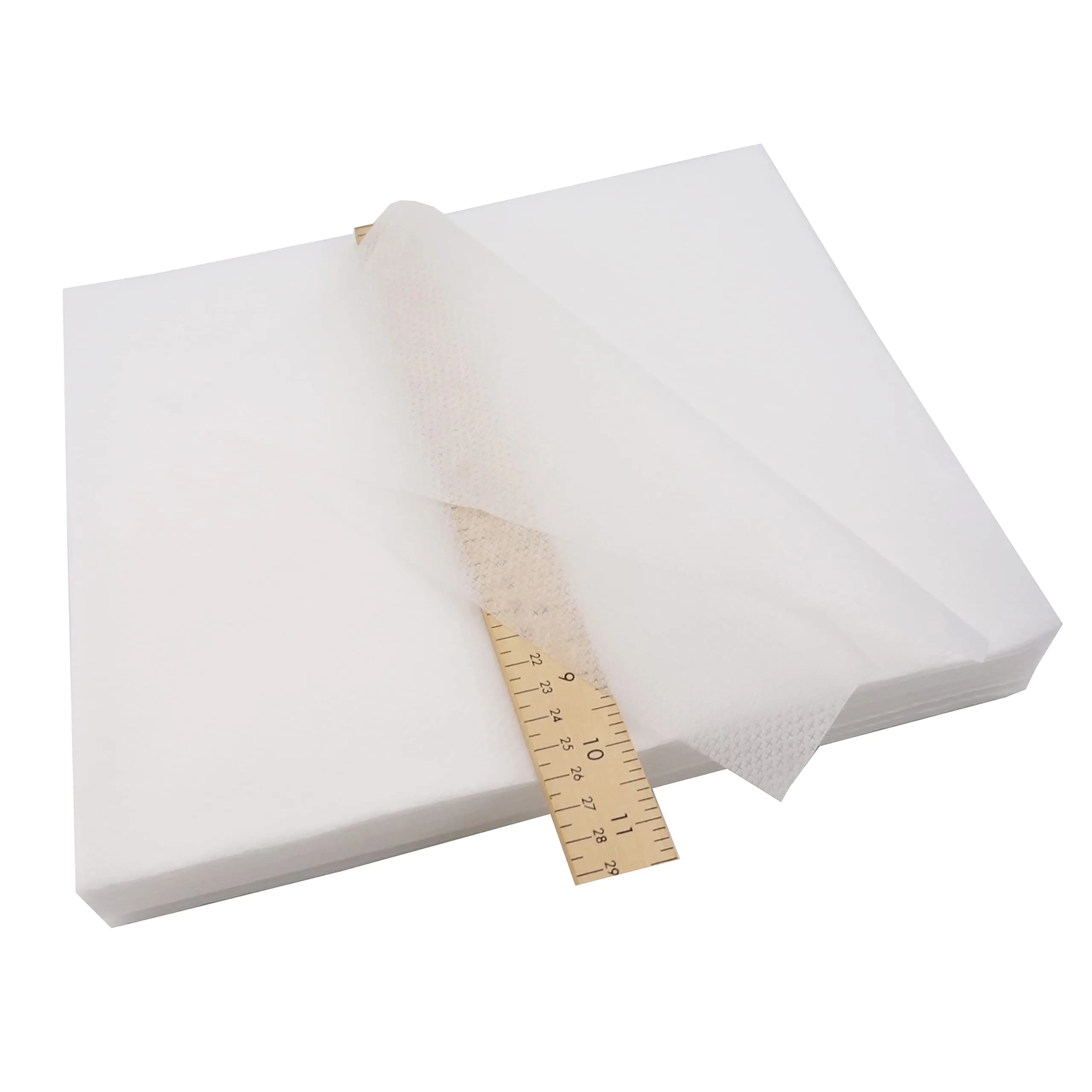 New brothread No Show Mesh Embroidery Stabilizer 10"x12" Precut Sheets | Permanent Support for Stretchy Knits
