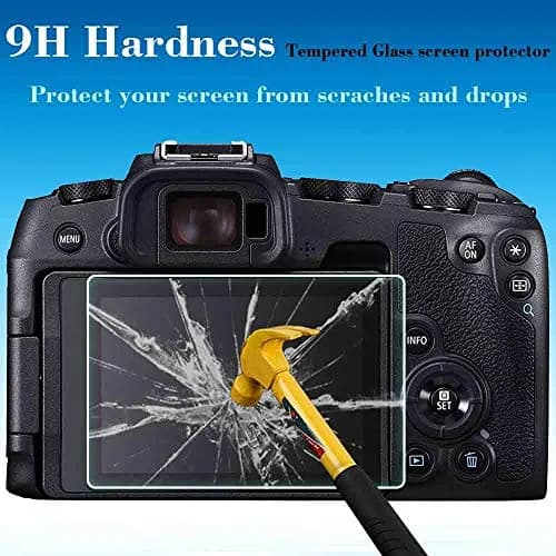 ULBTER 9H Tempered Glass Screen Protector for Canon EOS RP Camera (3 Pack) | Anti-Bubble, Anti-Scratch thumbnail 3
