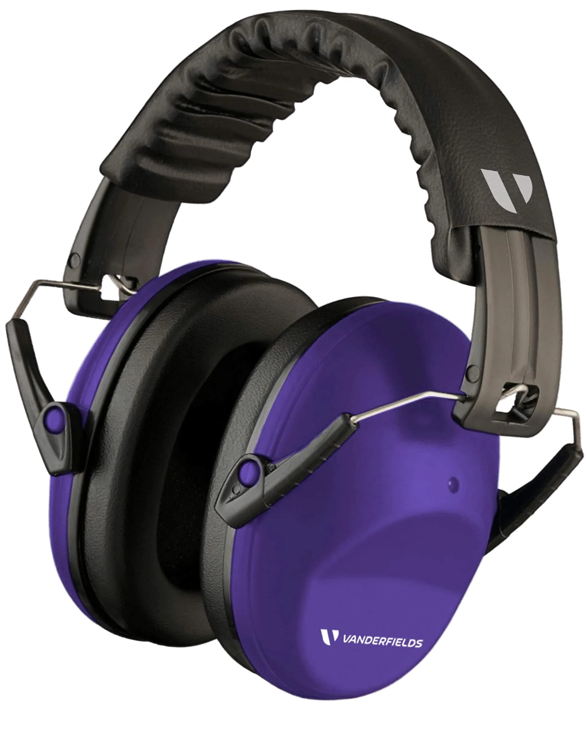 Vanderfields Kids Noise Canceling Headphones - 231g (8.15 oz) - Purple Power | ANSI & CE Certified Noise Reduction Earmuffs - main product image