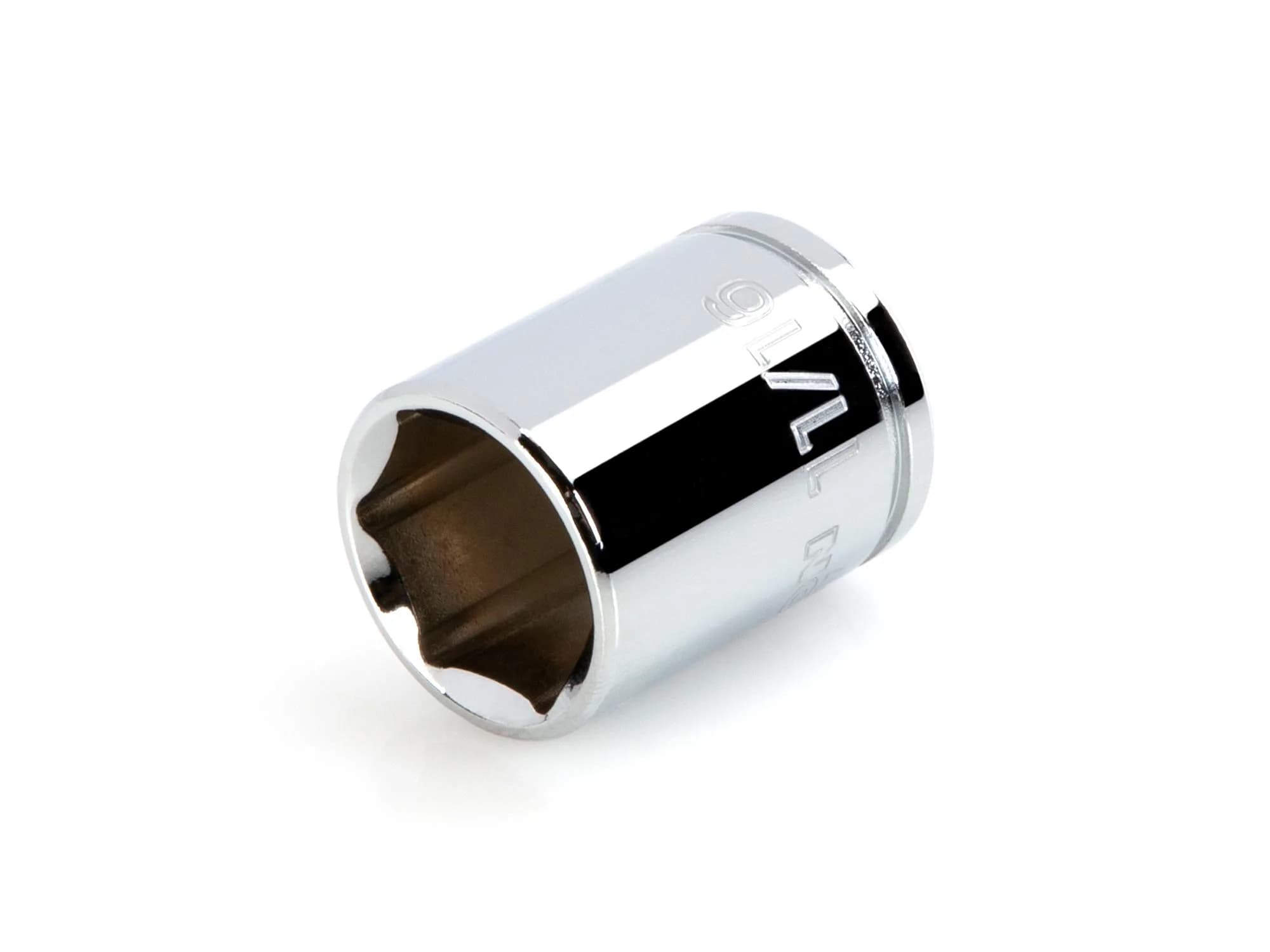 TEKTON 3/8 Inch Drive x 11/16 Inch 6-Point Socket | Chrome Plated Steel, Exact Fit, Corrosion Resistant