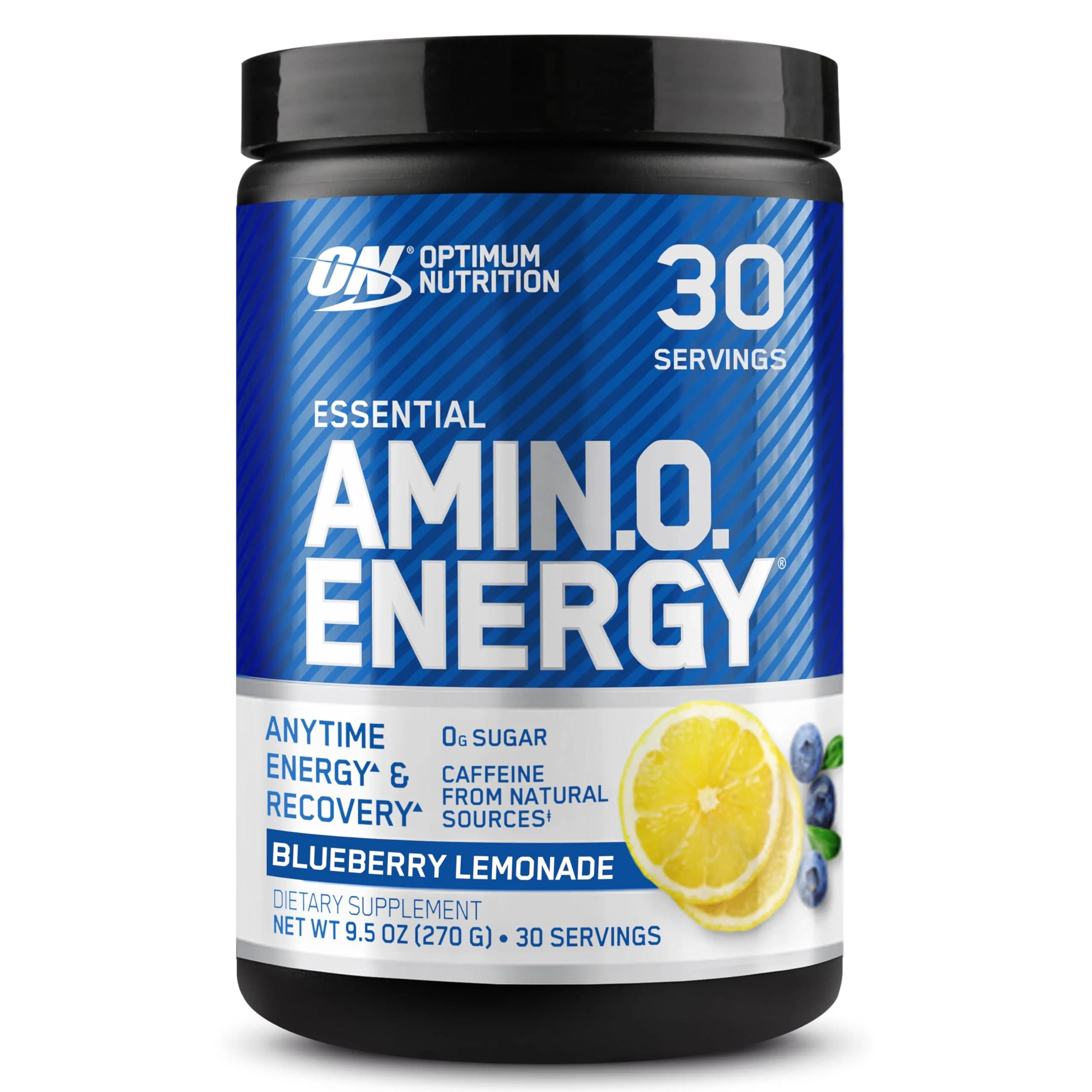 Optimum Nutrition Amino Energy Blueberry Lemonade 9.5oz | USA Imported Energy & Focus Supplement