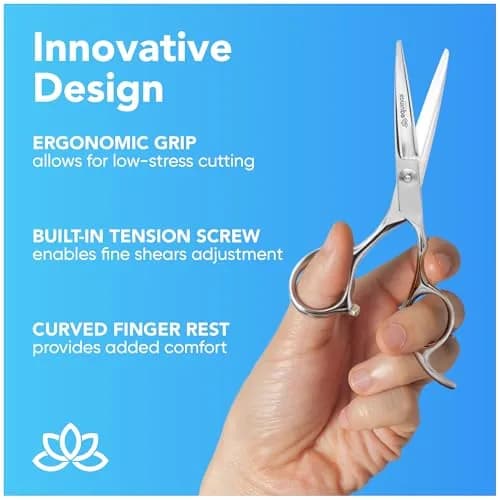 Equinox International Hair Cutting Scissors 6.5” | Precision & Comfort for Men & Women thumbnail 6
