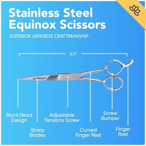 Equinox International Hair Cutting Scissors 6.5” | Precision & Comfort for Men & Women thumbnail 2