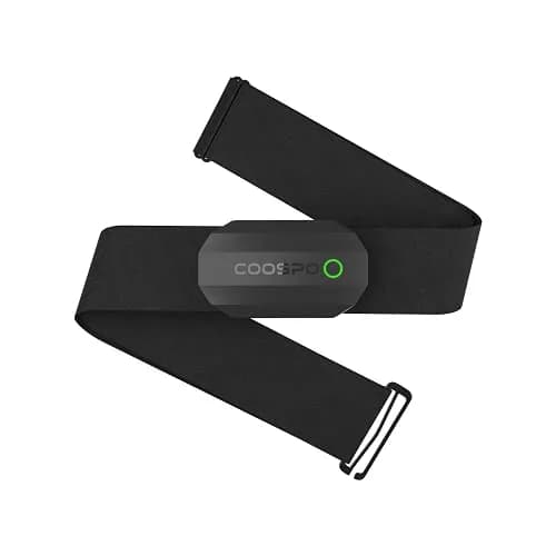 CooSpo H808S Heart Rate Monitor Chest Strap | ANT+ BLE HR Monitor, IP67 Waterproof, 15g thumbnail 1