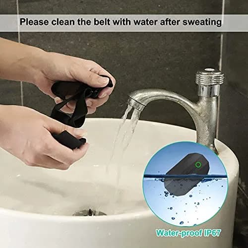 CooSpo H808S Heart Rate Monitor Chest Strap | ANT+ BLE HR Monitor, IP67 Waterproof, 15g thumbnail 6