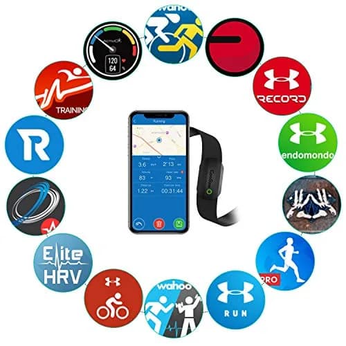 CooSpo H808S Heart Rate Monitor Chest Strap | ANT+ BLE HR Monitor, IP67 Waterproof, 15g thumbnail 7