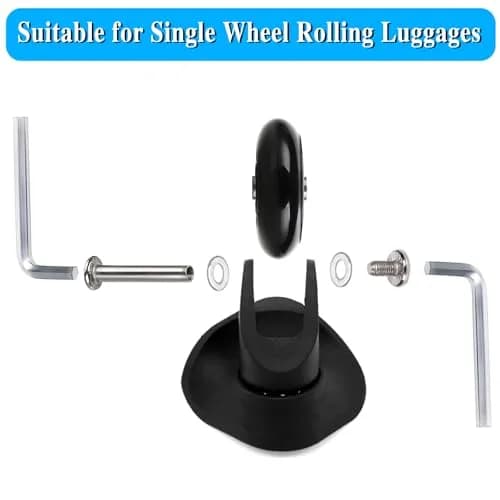 OwnMy Luggage Replacement Wheels 45mm x 18mm | 4-Pack with 33mm & 36mm Axles thumbnail 4