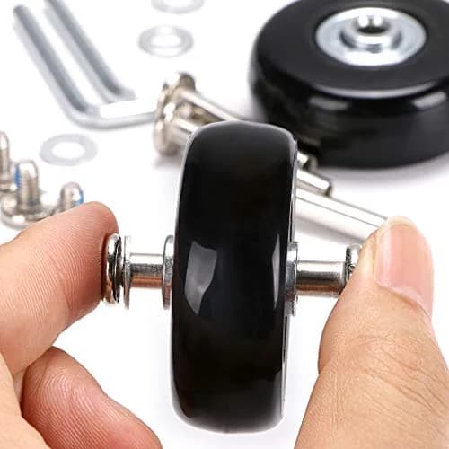 OwnMy Luggage Replacement Wheels 45mm x 18mm | 4-Pack with 33mm & 36mm Axles thumbnail 7