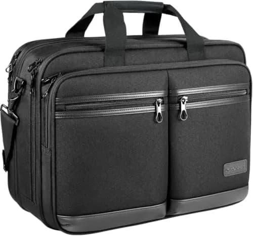 KROSER 17.3 Inch Laptop Computer Bag | Water-Repellent Briefcase with RFID Protection thumbnail 1