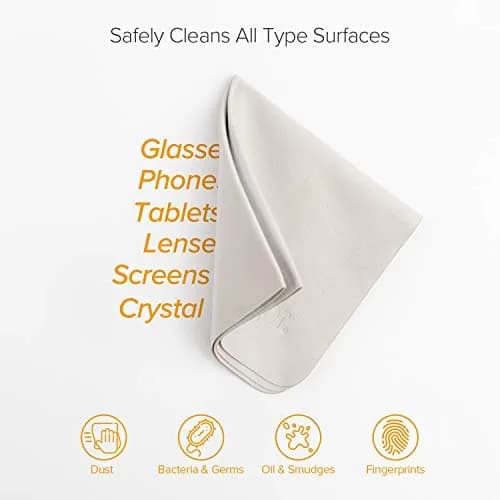 UPPERCASE GhostBlanket Microfiber Cleaning Cloths for Glasses, Screens & Lenses | 12 Pack thumbnail 4