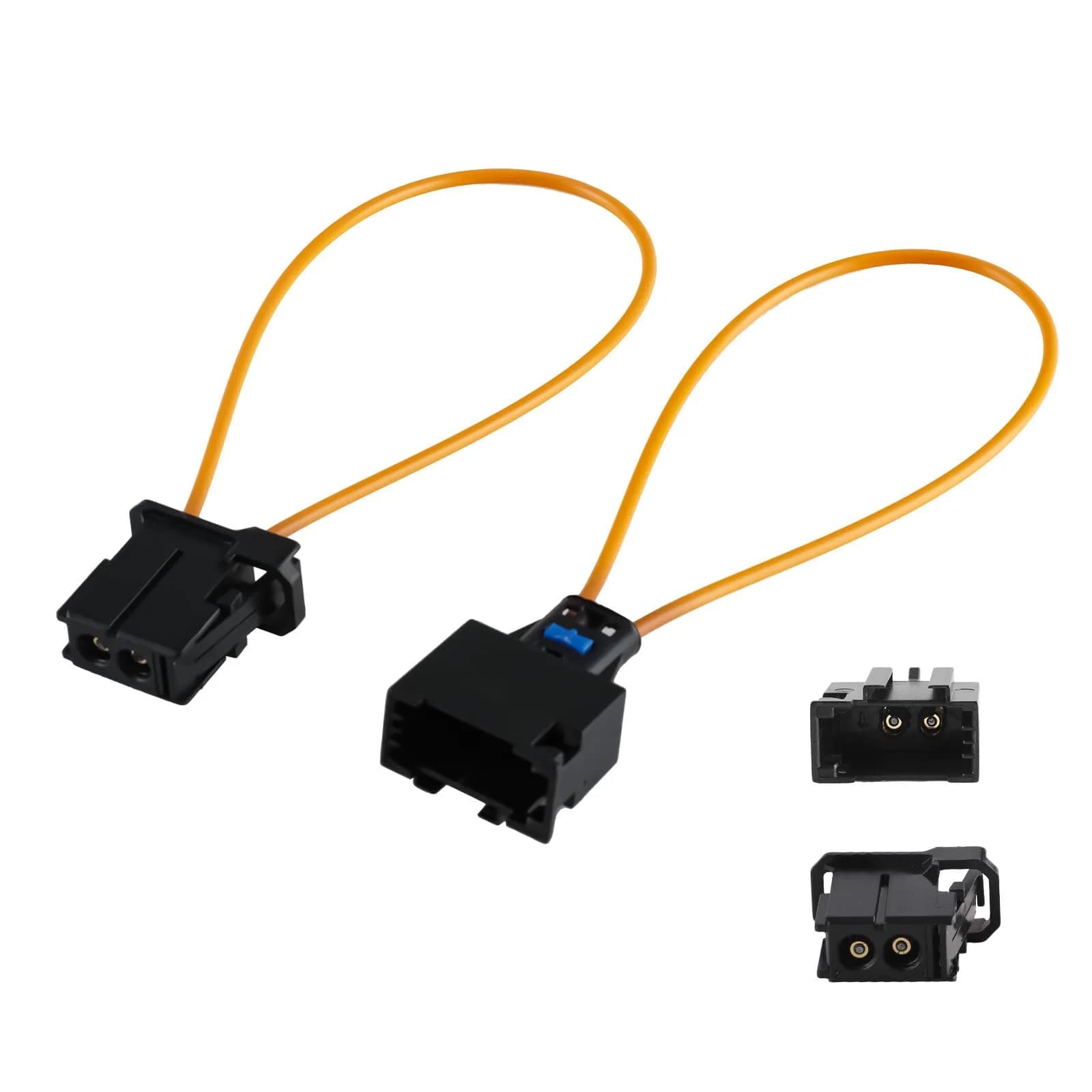kithing MOST Optical Fiber Loop Bypass Adapter 2-Pack | Diagnose Car Fiber Optic Network Issues - main product image