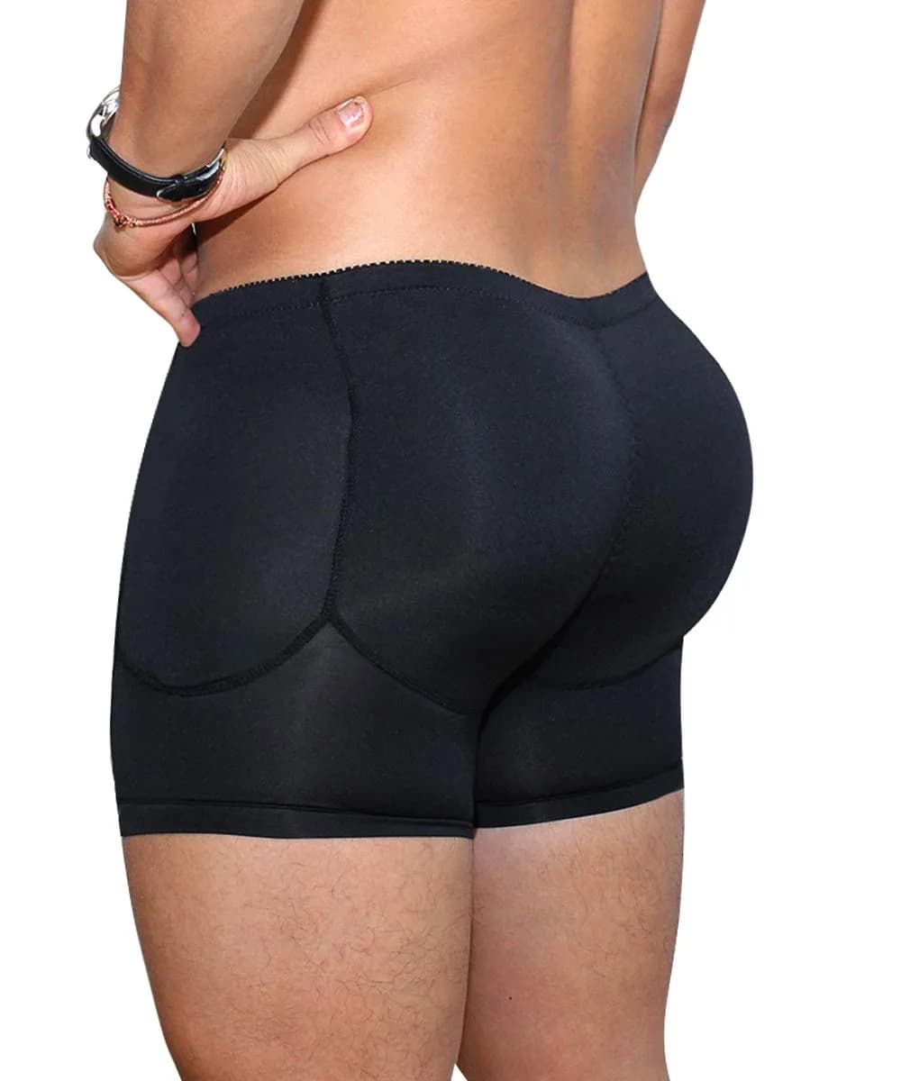 NonEcho Men Padded Underwear Briefs Boxers with Detachable Pads | Hip Enhancer & Butt Booster (70-120 chars)