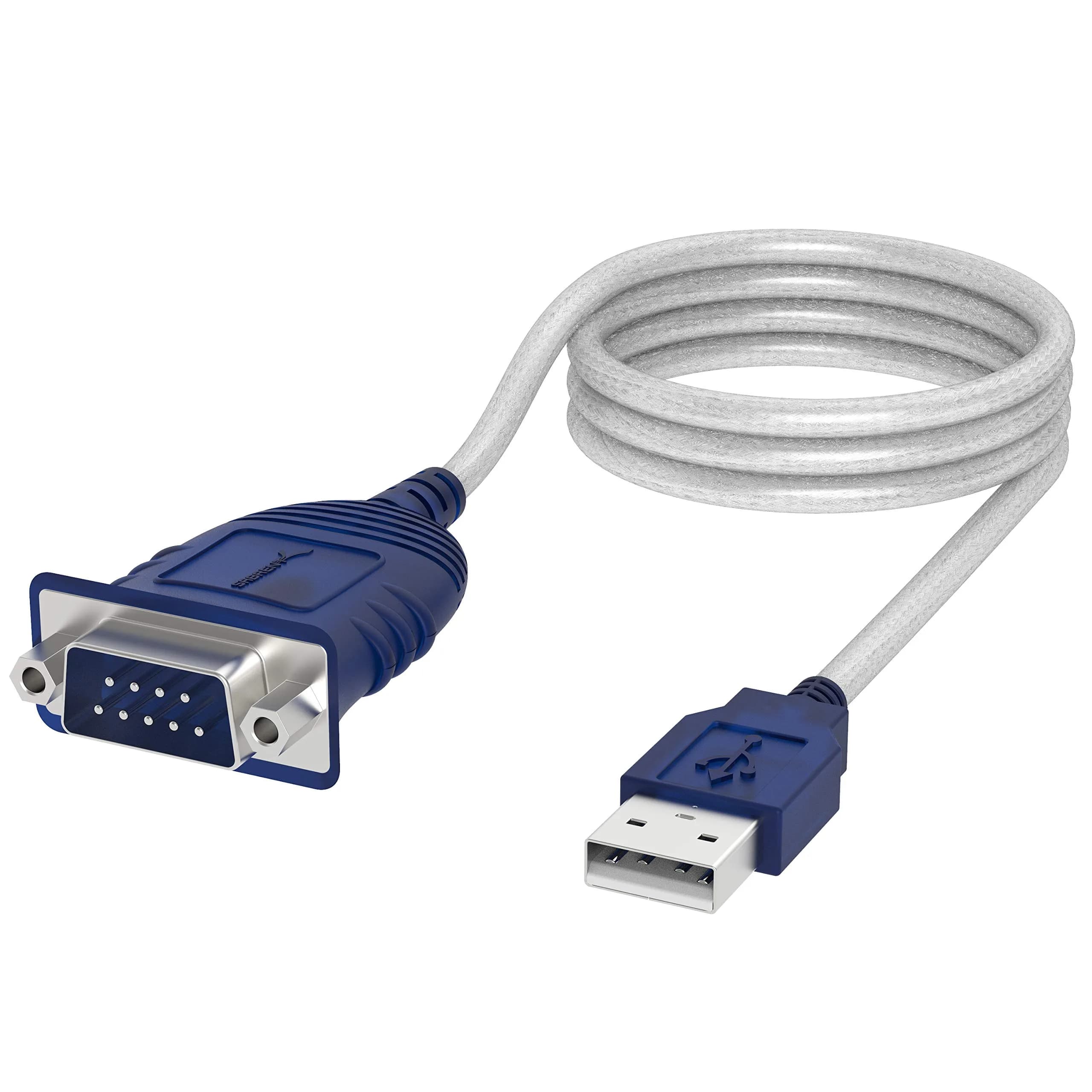 Sabrent USB 2.0 to Serial DB9 RS232 Converter Cable 1.83m (6ft) | Prolific Chipset, Plug & Play