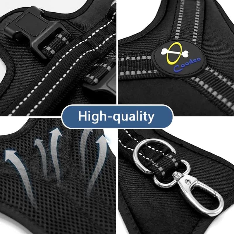 Coodeo Dog Lift Harness Full Body Support Sling for Old Dogs with Arthritis XL Blue | Dog Rehabilitation Vest for Stairs & Cars thumbnail 14