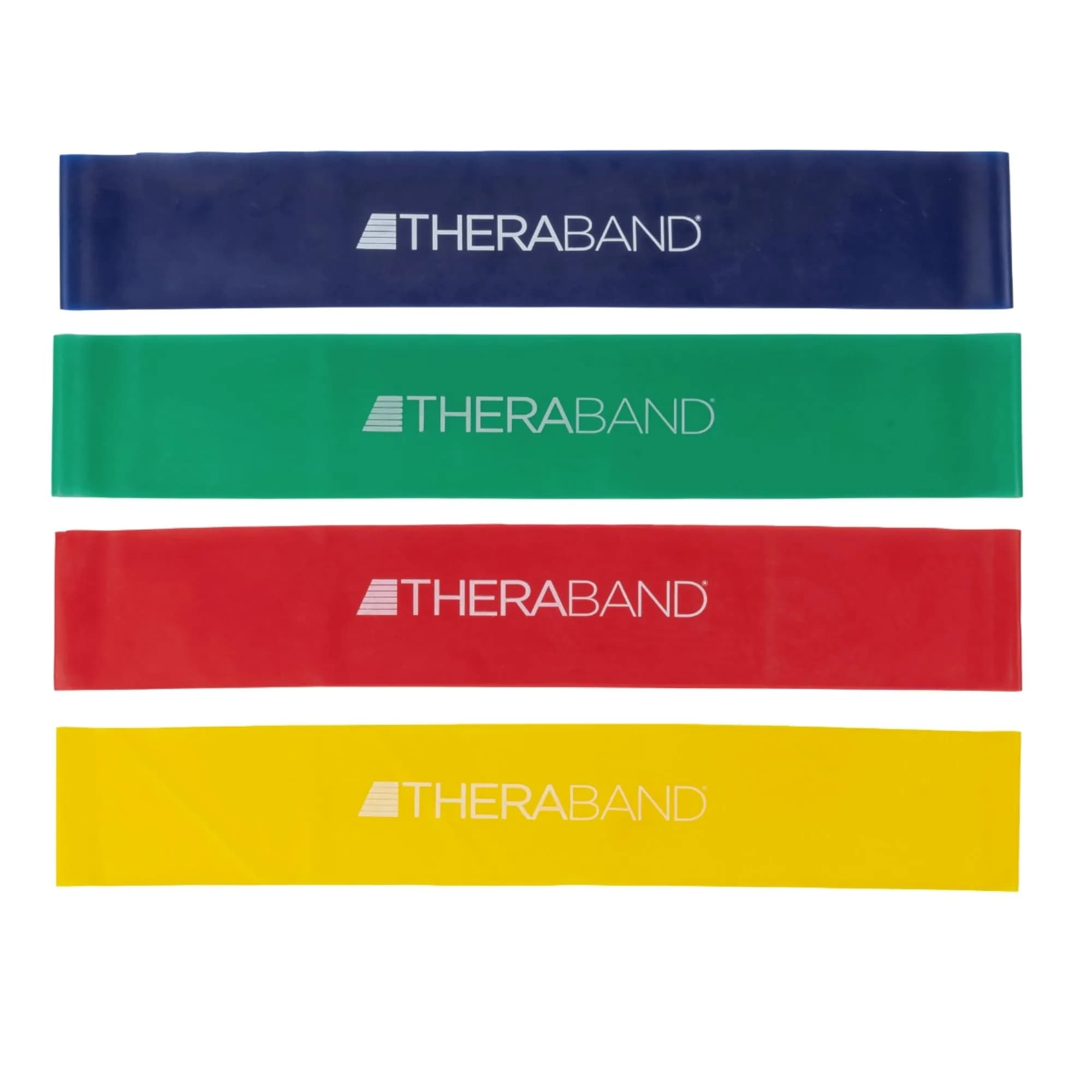 THERABAND Resistance Band Loop Set, Exercise, Workout, Physical Therapy | 4 Levels of Resistance