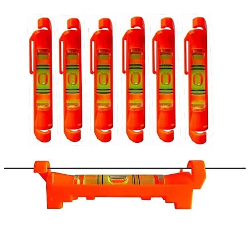 YOTOM 7 pcs Hanging Bubble Line Level 7.6 cm (3 inch) | Durable ABS Plastic for Trades & DIY thumbnail 1