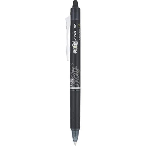PILOT FriXion Clicker Erasable & Retractable Gel Ink Pens, Fine Point, Black Ink, 6 Count | Smooth, Refillable, Quick Drying thumbnail 2