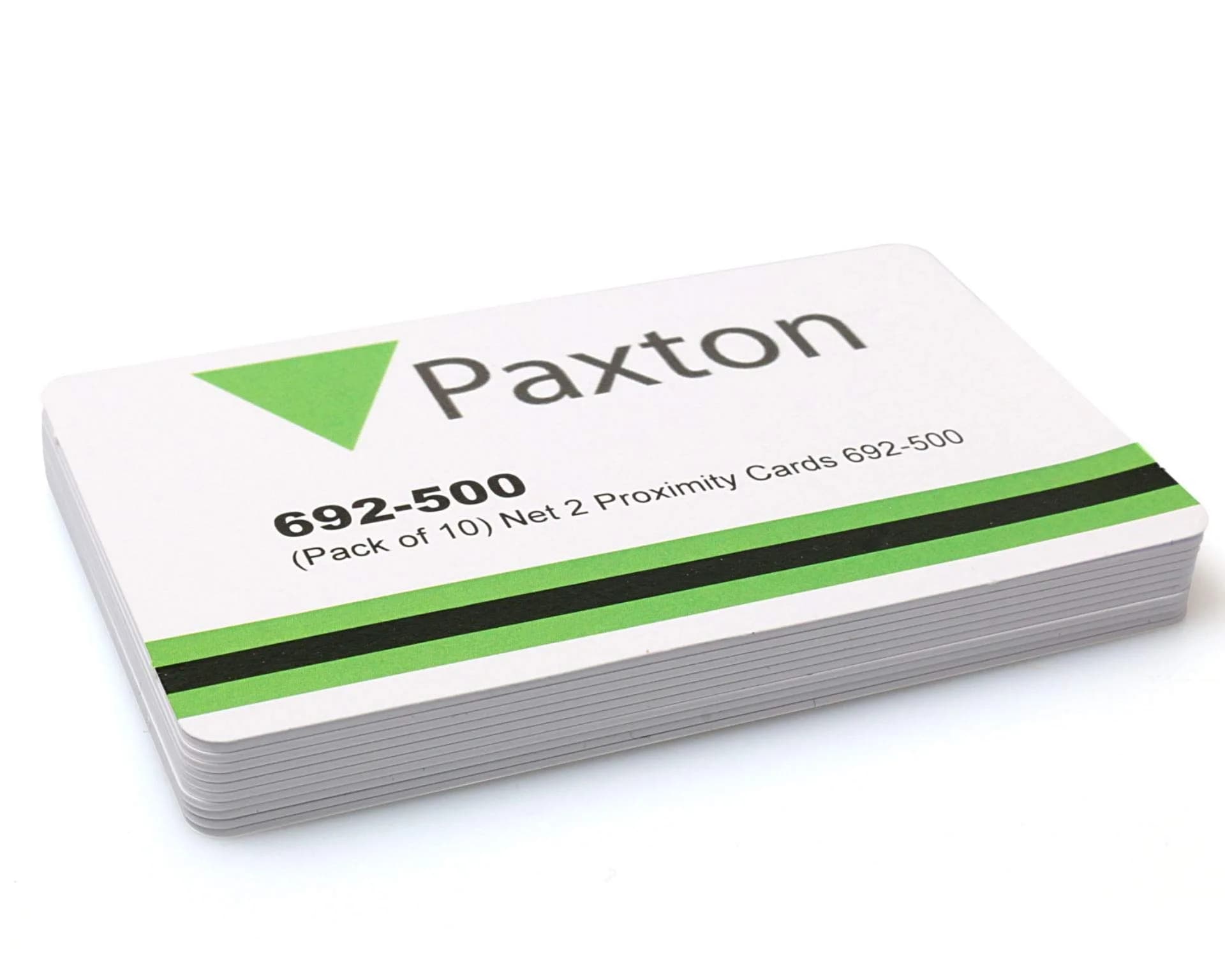 Paxton 692-500 Net2 Proximity ISO Cards Pack of 10 | No Magstripe, Unique 8-Digit Security - main product image
