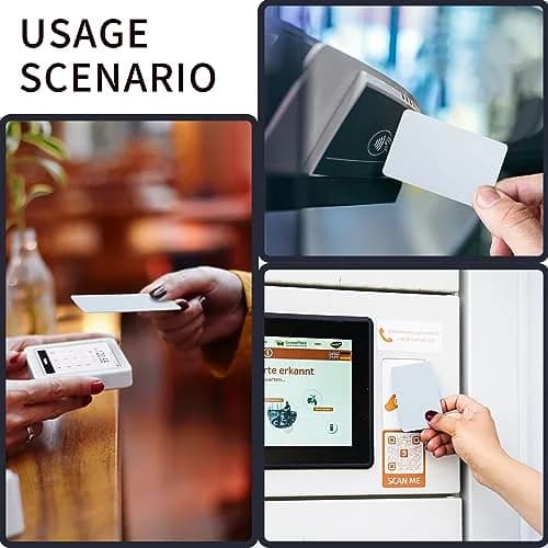 Timeskey NFC Inkjet NFC Cards 100pcs | NTAG215 Compatible, Printable, Laminated, 85*54mm thumbnail 7