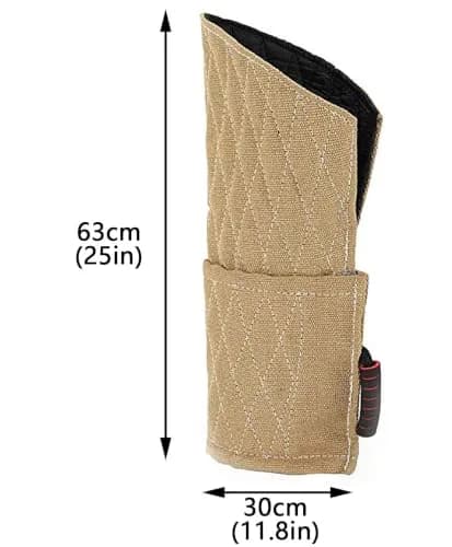 Morezi Dog Bite Sleeve Training Arm Guard for Large Dogs & Puppies | 58cm (22.8") Yellow thumbnail 3