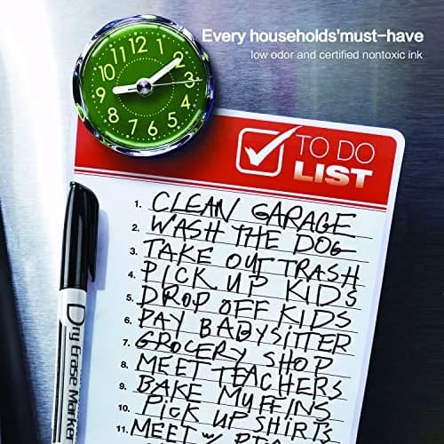 Volcanics Black Dry Erase Markers, Fine Tip, 30 Pack | Low Odor, Water-Based Ink thumbnail 7