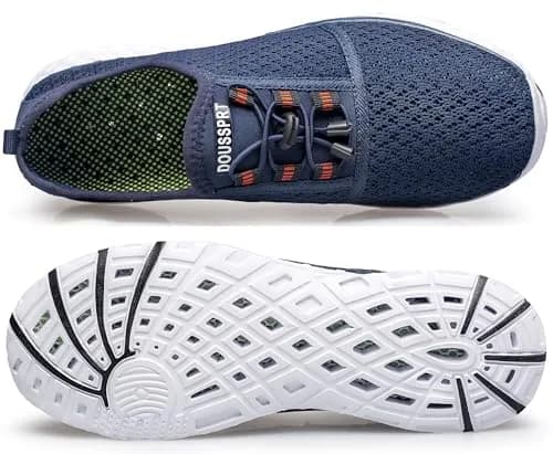 DOUSSPRT Water Shoes for Men | Quick Dry Breathable Mesh, Open Mesh, Flat Heel, Size 10 thumbnail 8
