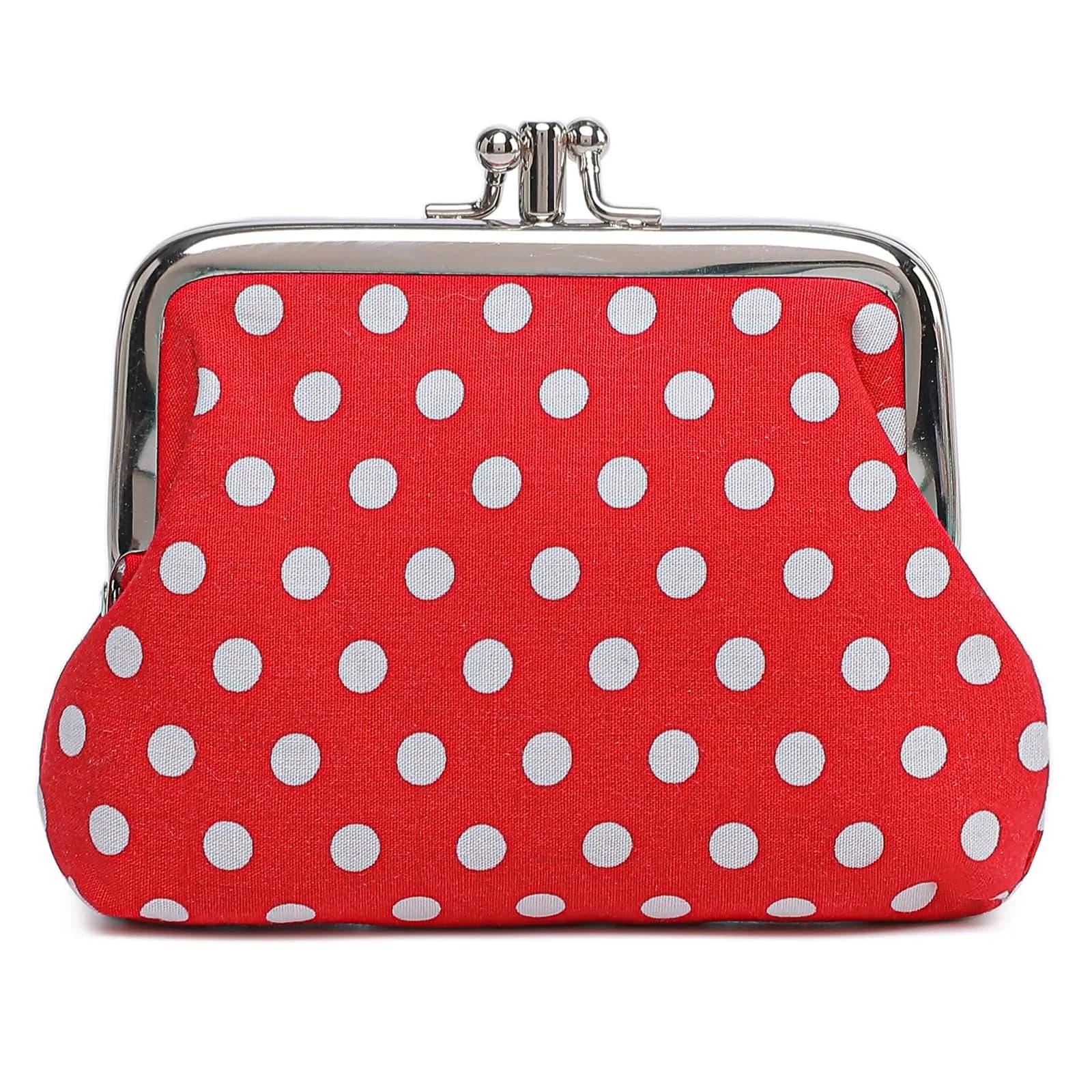 Sanxiner Coin Purse Retro Kiss-lock Floral Wallet | Vintage Small Wallet for Women